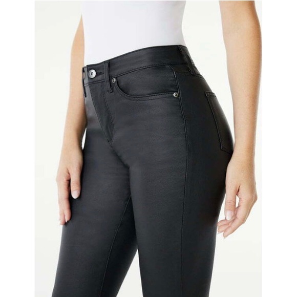 🟢 B1G1 Sofía Jeans Melisa High Rise Flare Black Pants By Sofia Vergara - Picture 2 of 6